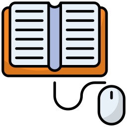 Reading book icon