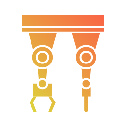 Robotic arm icon