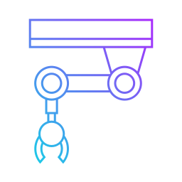 Robotic arm icon