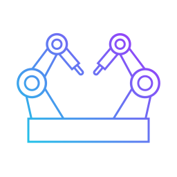 Robotic arm icon