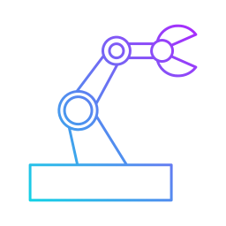 Robotic arm icon