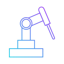 Robotic arm icon