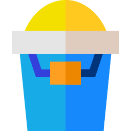 Sand bucket icon