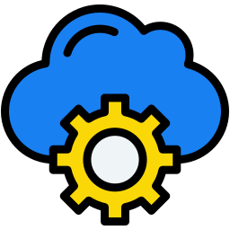 cloud service Icône