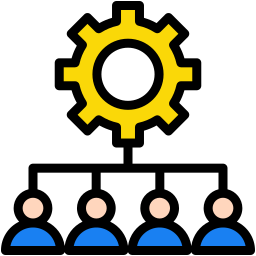 structure d'organisation Icône