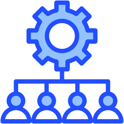 structure d'organisation Icône