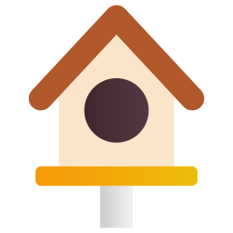 Bird house icon