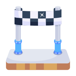 Finish line icon