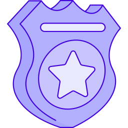 Police badge icon