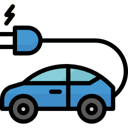 Electric car icon