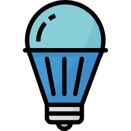 Led lamp icon