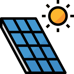 Solar panel icon