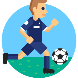 Soccer player icon