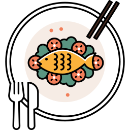 Fried fish icon