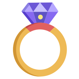 Diamond ring icon