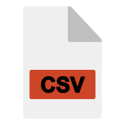 CSV file icon