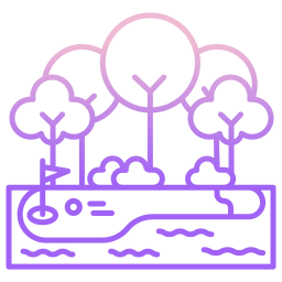 terrain de golf Icône