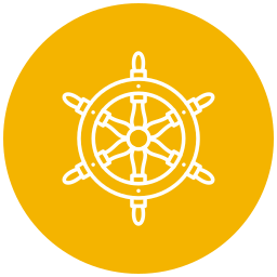 Ship wheel icon