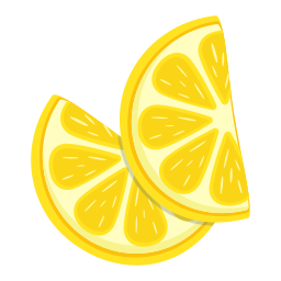 Lemon slice icon