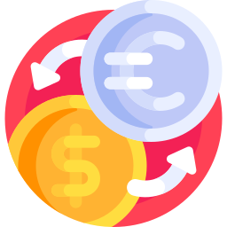 Money exchange icon