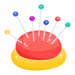 Подушка для булавок иконка