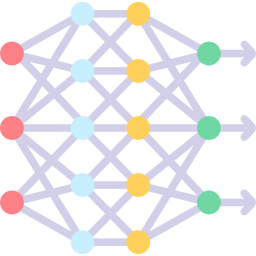 l'apprentissage en profondeur Icône