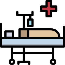 Hospital bed icon