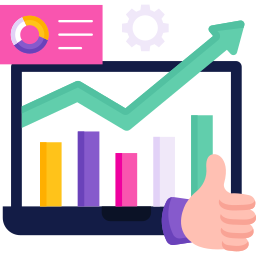 Growth chart icon