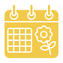 Spring calendar icon