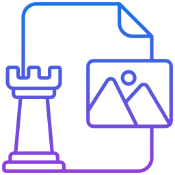 stratégie de contenu Icône