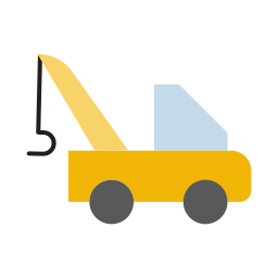 Crane truck icon