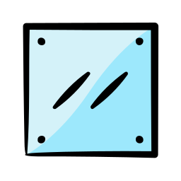 Glass icon