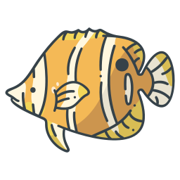 Butterfly fish icon