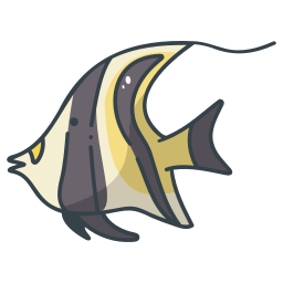 Moorish idol icon