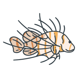 Lion fish icon