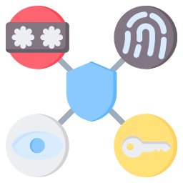 sistema di sicurezza icona