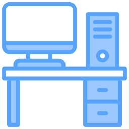 Desktop computer icon