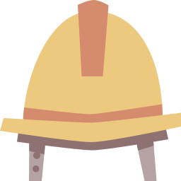 Worker hat icon