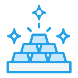 Золотые слитки иконка