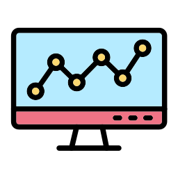 Line chart icon