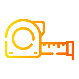 Measuring tape icon