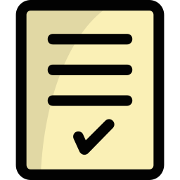 Registered document icon