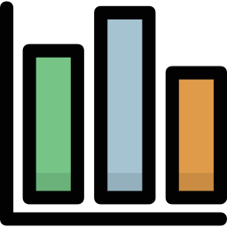 staafdiagram icoon