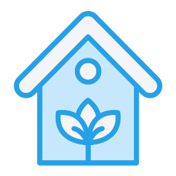 Eco house icon