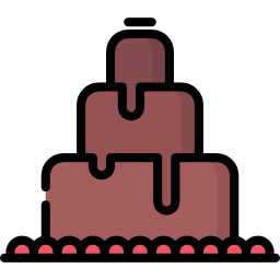 Chocolate fountain icon