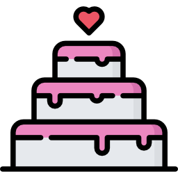 Wedding cake icon