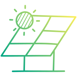 Solar panel icon