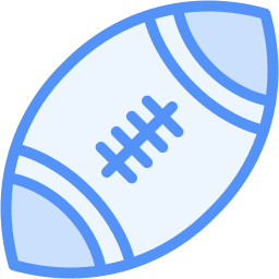 Rugby ball icon