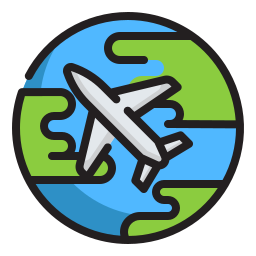 Around the world icon