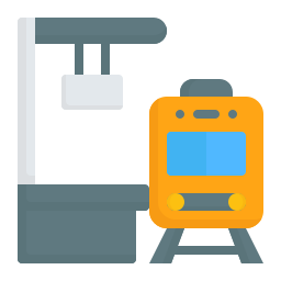 stazione ferroviaria icona